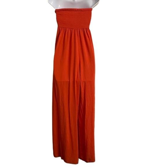 Miss Tina Vibrant Tangerine Jumpsuit, Size‎ 6 - Picture 5 of 5